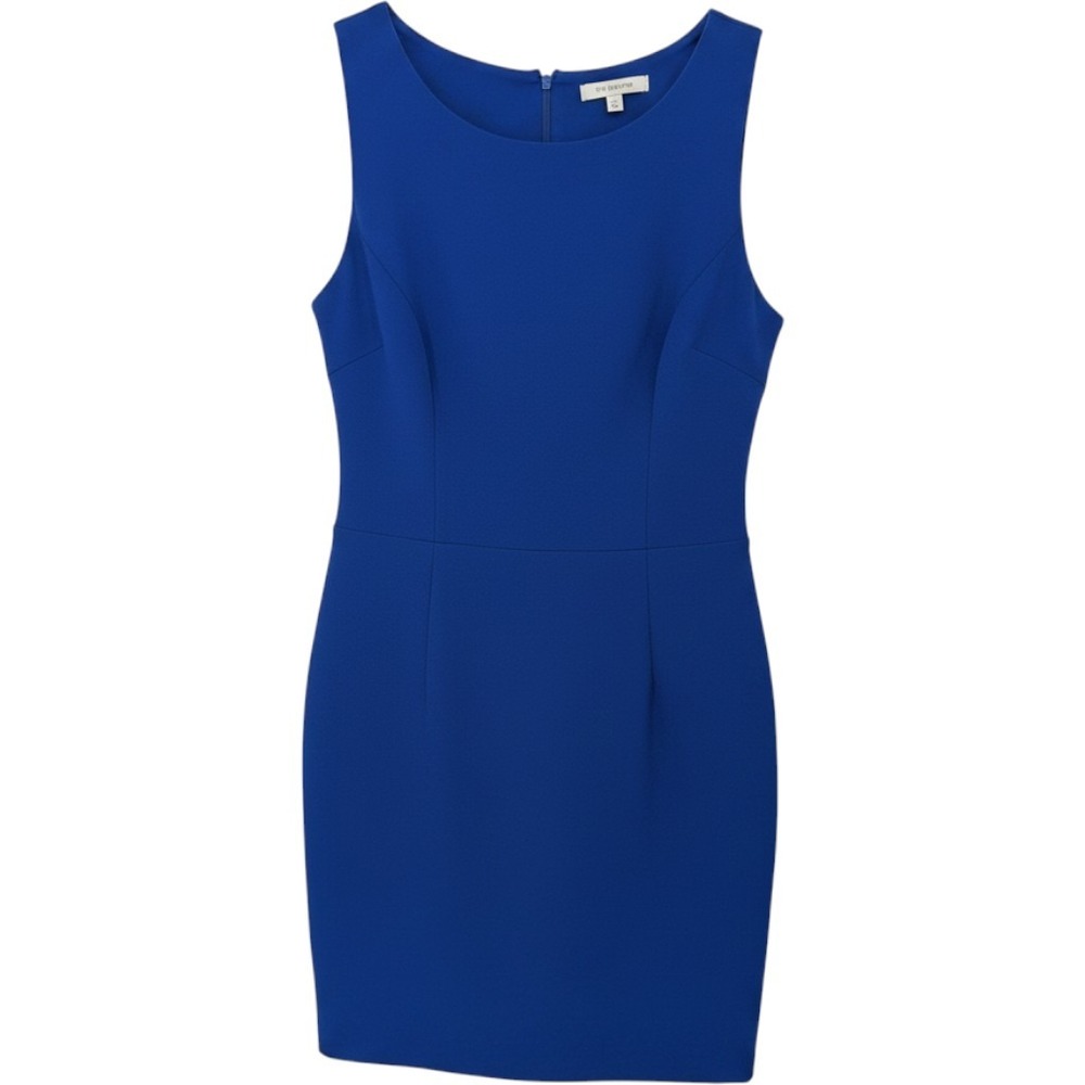 Betsey Johnson Sheath Dress Women 10 Blue Cutout Sleeveless Strappy Cocktail